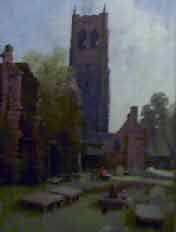 Painting of St. Johns Church Tower